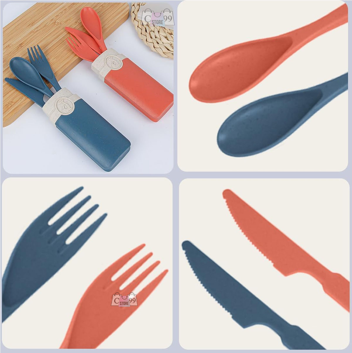 Miniatura 6 de Set cubiertos Viajeros o De camping